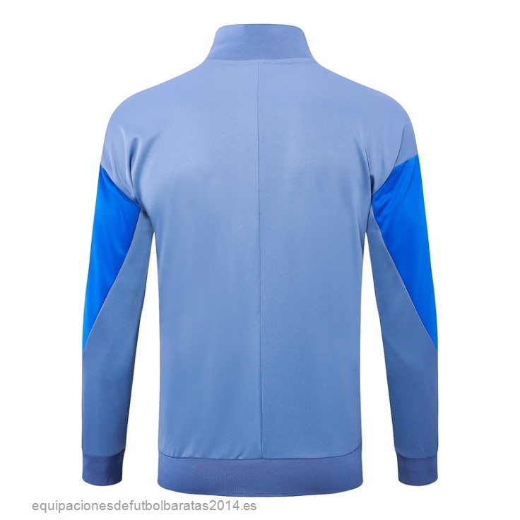 Nuevo Ropa Deportiva Con Cremallera Larga Inter Milan 24/25 Gris I Azul Baratas